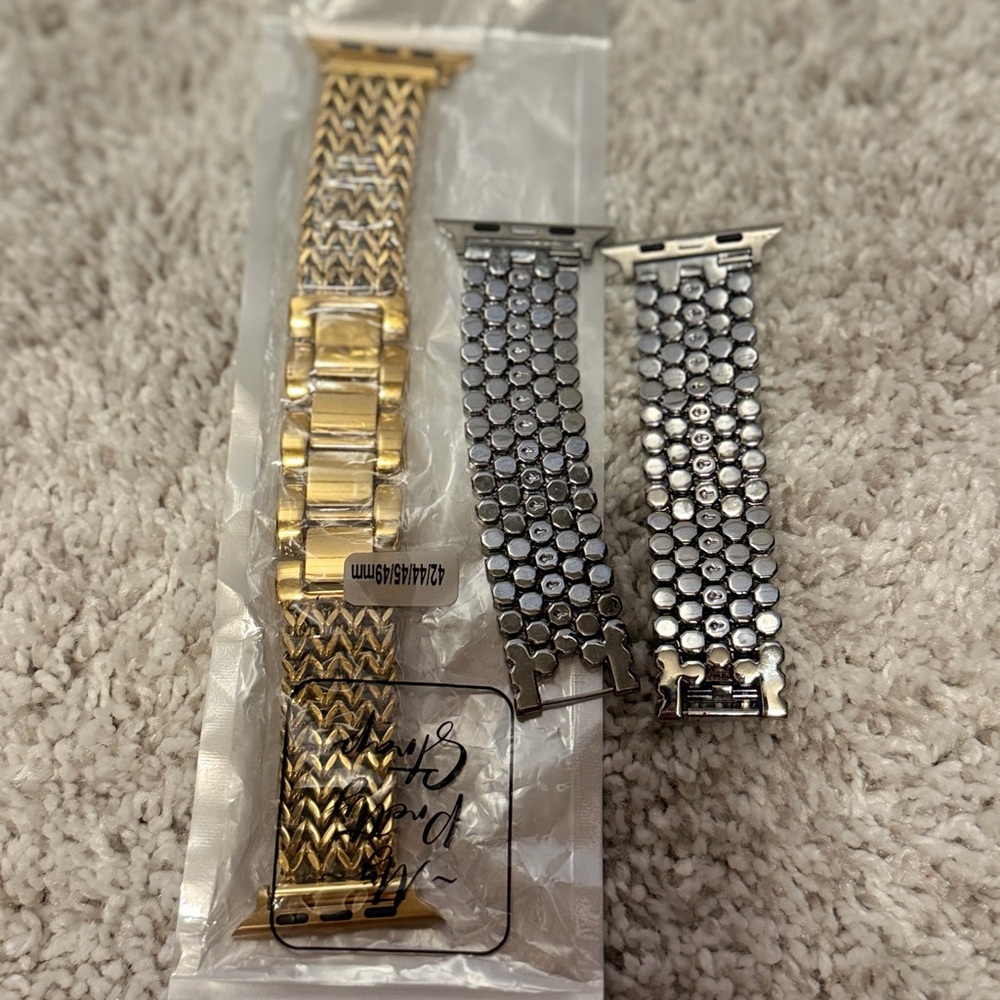 Gold and Silver Watch Bands